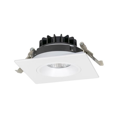 JESCO Downlight LED 4 Square Regressed Gimbal Recessed 12W 5CCT 90CRI WH RLF-4412-SW5-WH